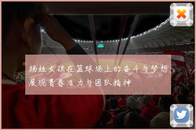 杨姓女孩在篮球场上的奋斗与梦想展现青春活力与团队精神